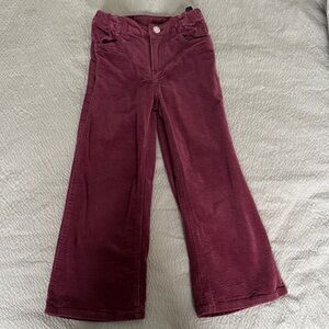 H&M Kids Corduroy Pants in Burgundy